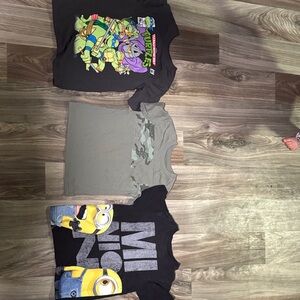 Kids Graphic T-Shirts - Black and Gray